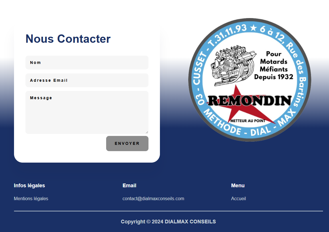 Project image: Dialmax Conseils Website - 4