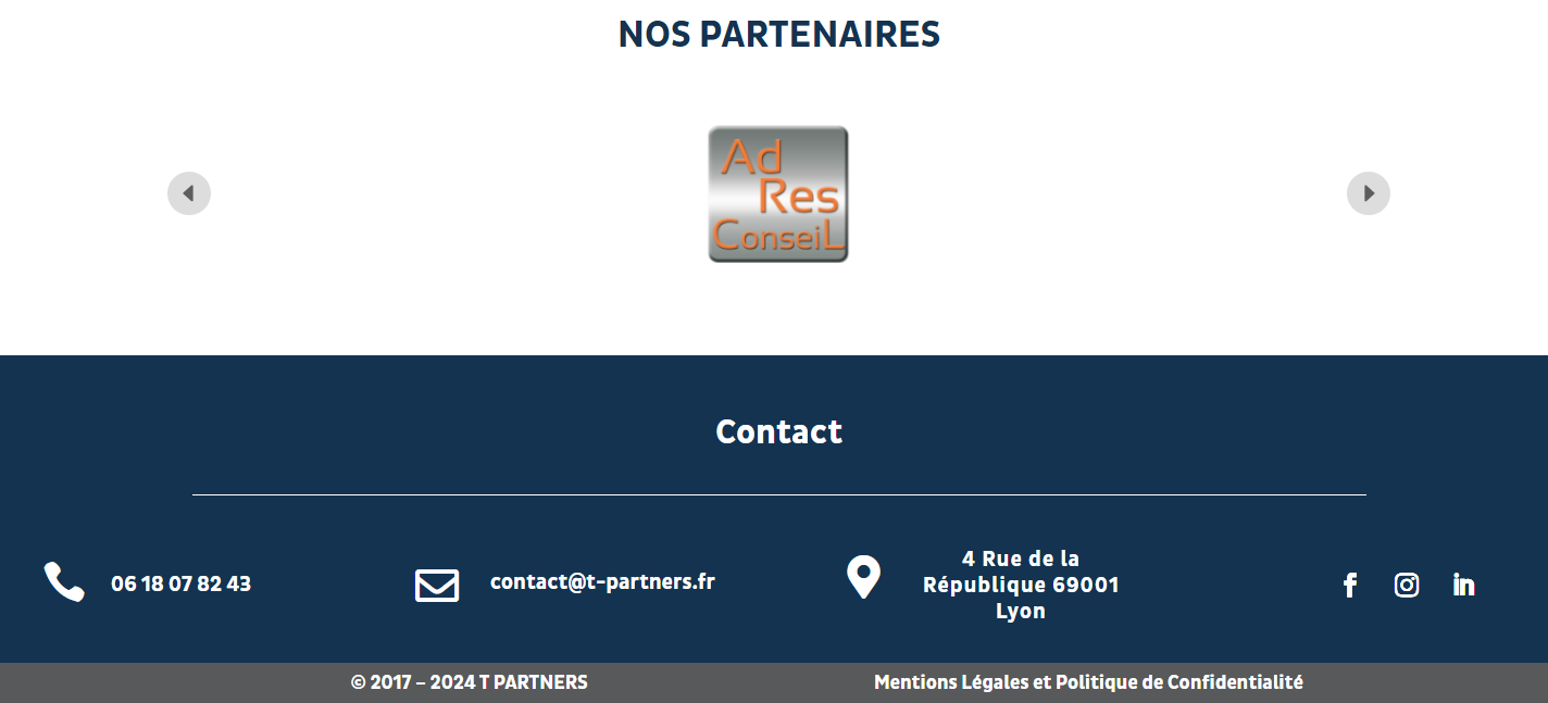 Project image: T PARTNERS Showcase Website - 4